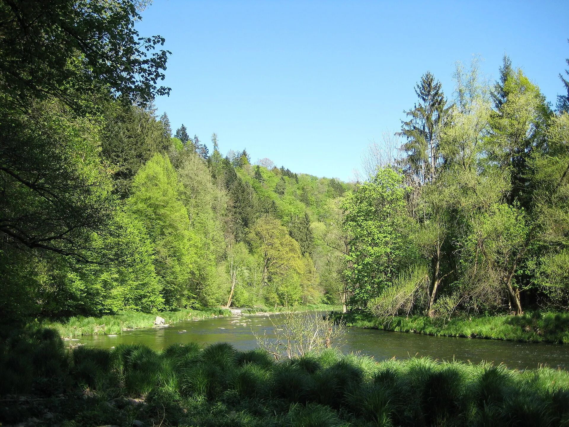 Ilzstadt am Ufer der Ilz im Norden von Passau