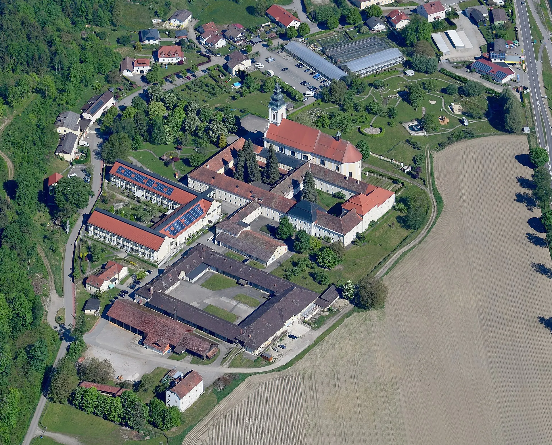 Stift Engelszell an der Donau im Dreiländereck